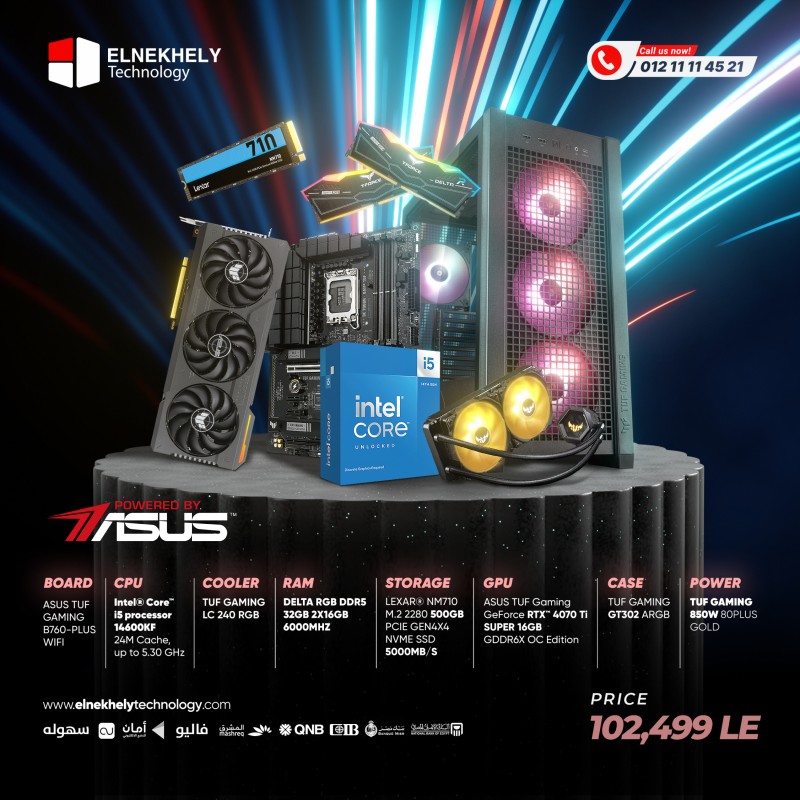 Supreme eSport PC  I5 14600KF + RTX 4070TI SUPER Powered By ASUS