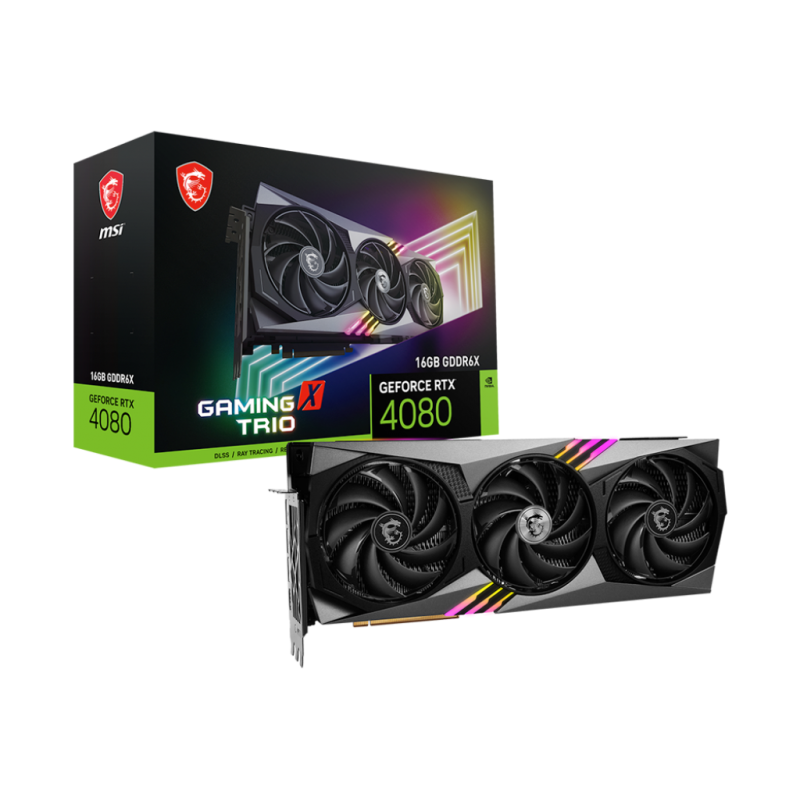 MSI GeForce RTX™ 4080 16GB GAMING X TRIO