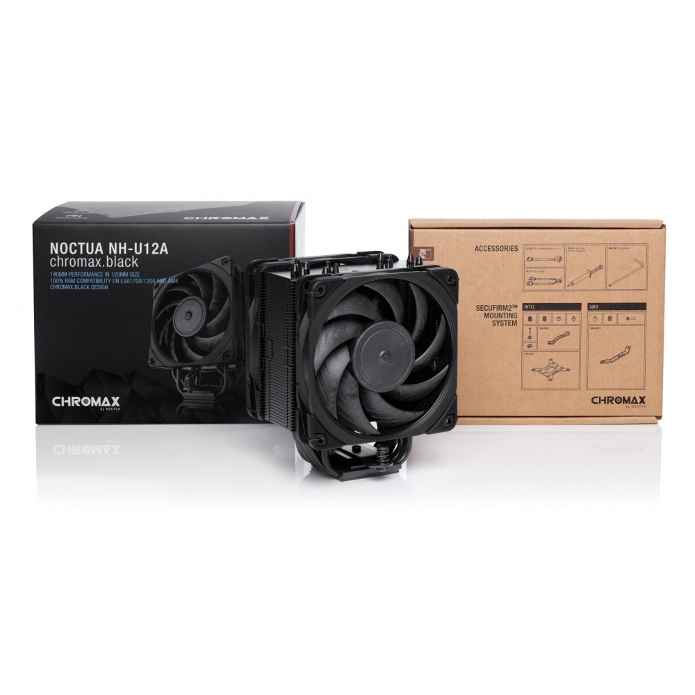 Noctua NH-U12A Chromax (ONLY BUILD) - nh-u12s