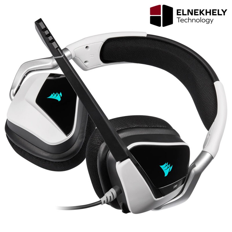 Corsair VOID RGB ELITE White Virtual 7.1 Surround Premium Gaming Headset