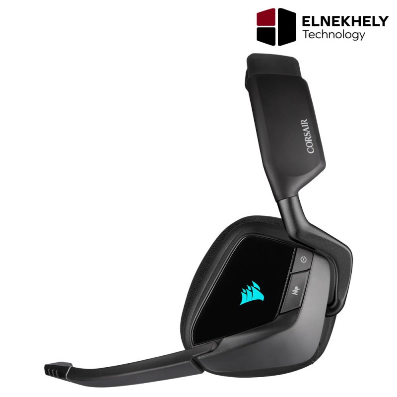 Corsair VOID RGB ELITE Wireless Carbon Virtual 7.1 Surround Premium Gaming Headset