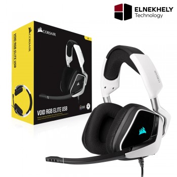 Corsair VOID RGB ELITE White Virtual 7.1 Surround Premium Gaming Headset