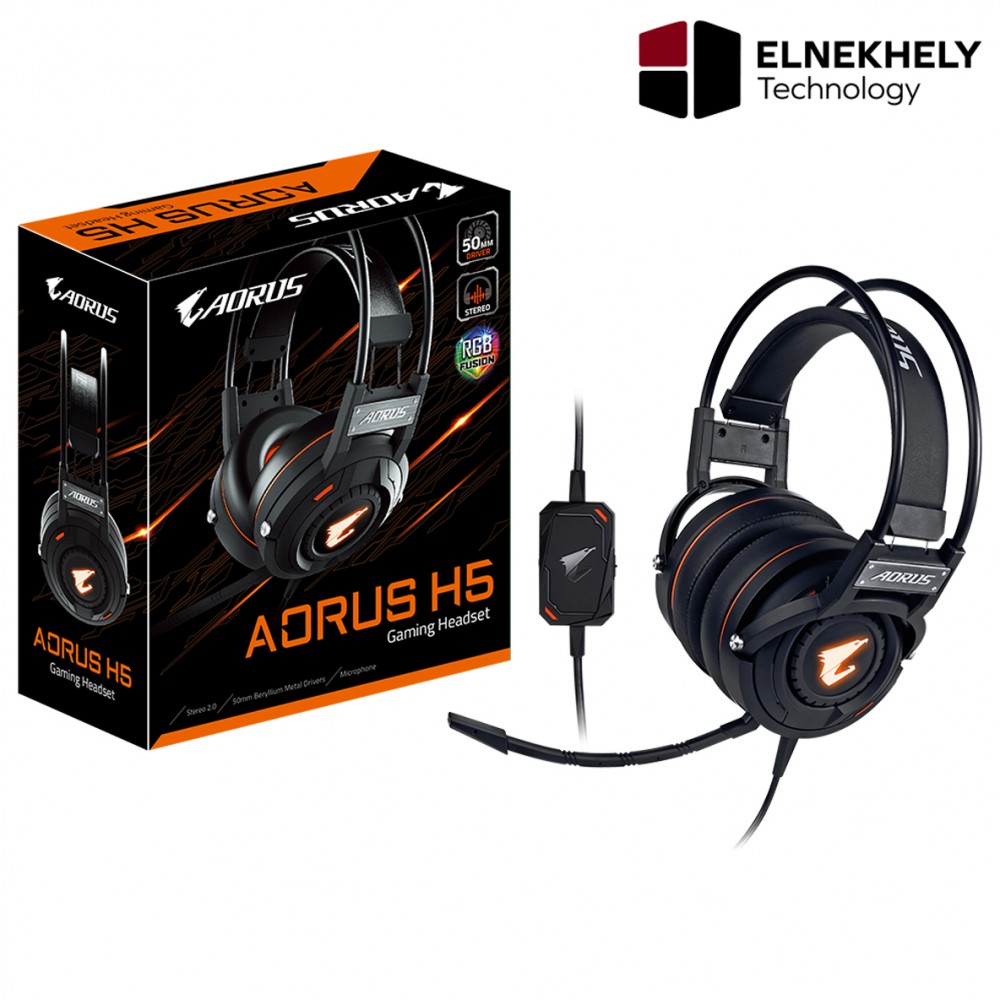 GIGABYTE Aorus H5 Circumaural Gaming Headset AORUS H5