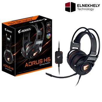  GIGABYTE Aorus H5 Circumaural Gaming Headset