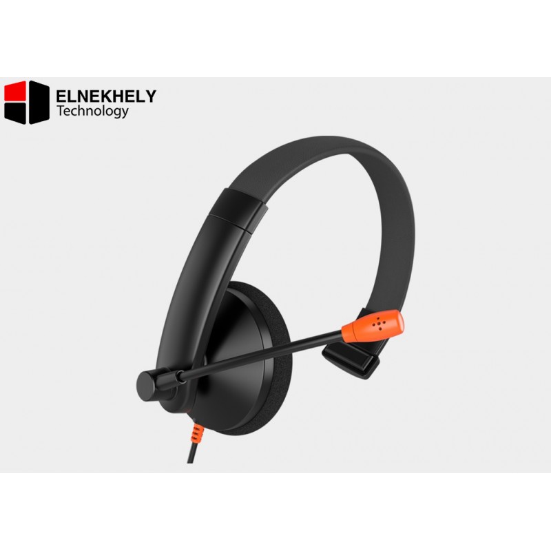 Meetion MT-HP002 Telephony 3.5mm Jack Headset - Black