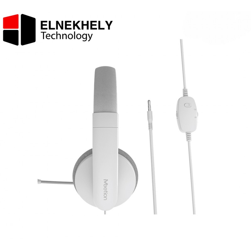 Meetion HP003 3.5MM White Wired Headset