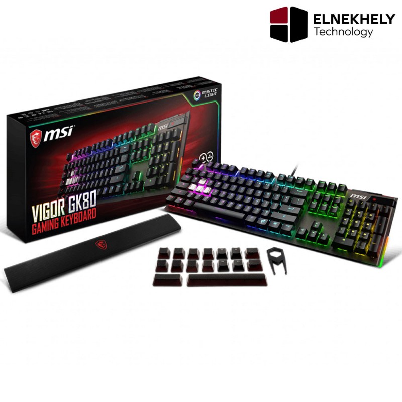 MSI VIGOR GK80 RED Switches GAMING KEBOARD