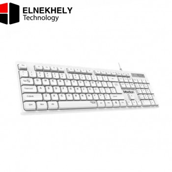 Meetion K300 Silent White Wired Keyboard