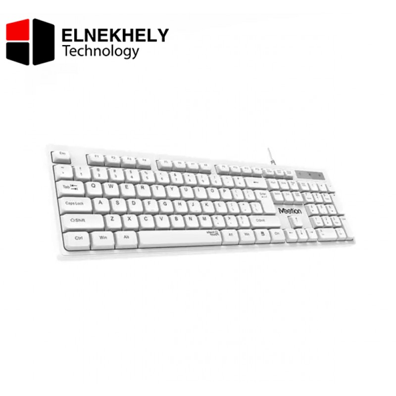 Meetion K300 Silent White Wired Keyboard