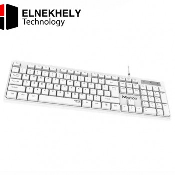 Meetion K300 Silent White Wired Keyboard