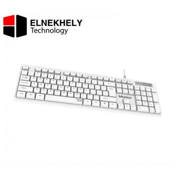 Meetion K300 Silent White Wired Keyboard