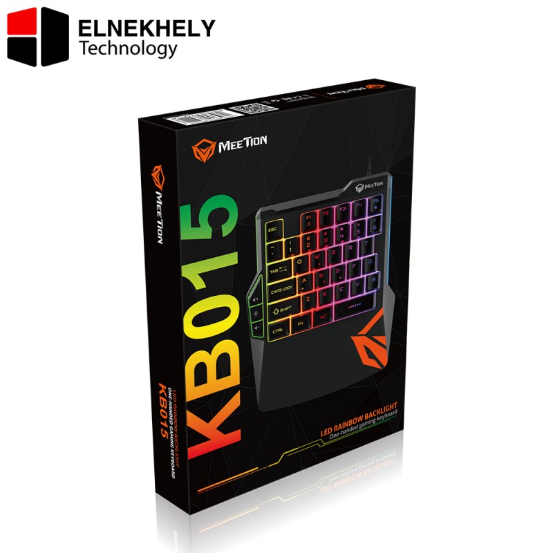 Meetion KB015 One Handed Wired Mechanical Keyboard