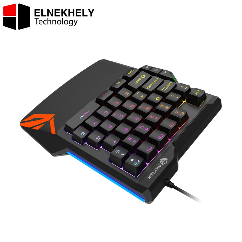 Meetion KB015 One Handed Wired Mechanical Keyboard