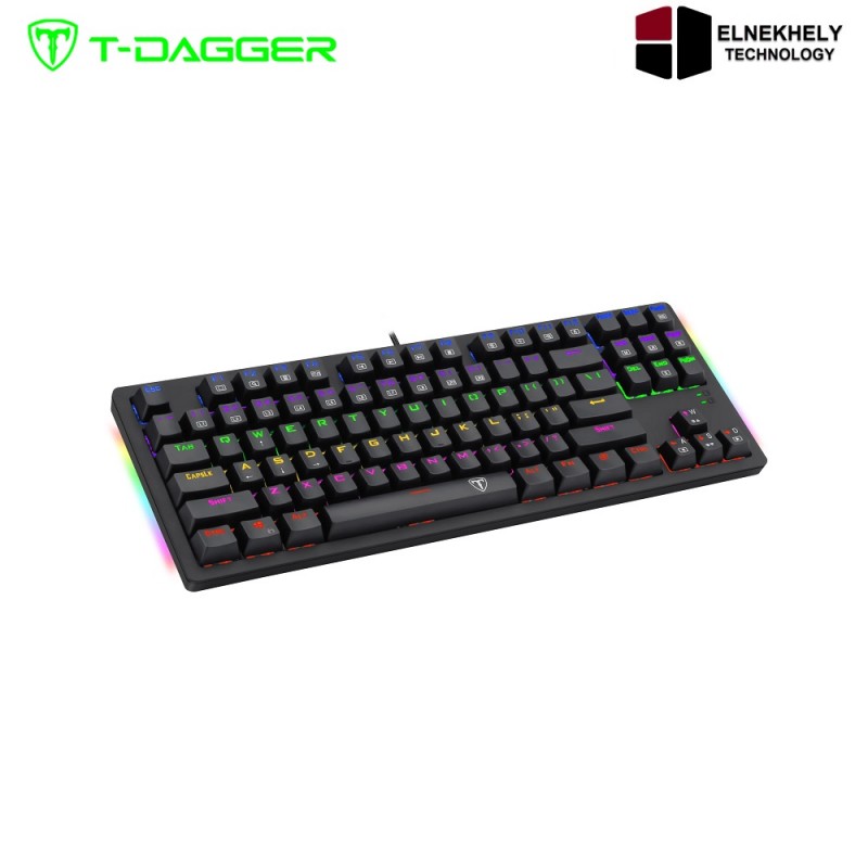 T-DAGGER Bali T-TGK311-BK Black Switches RGB Mechanical Gaming Keyboard