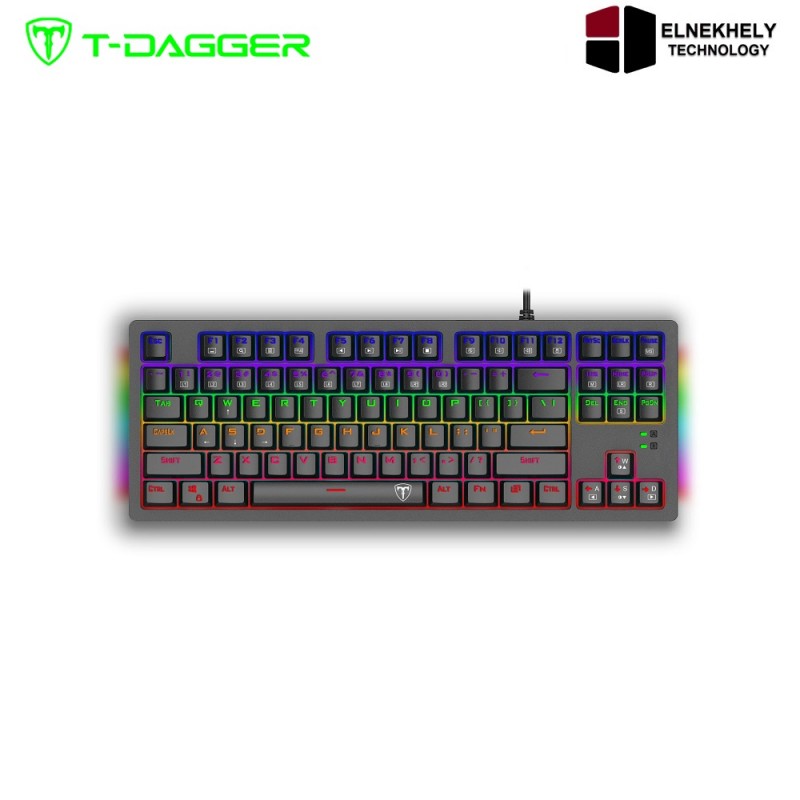 T-DAGGER Bali T-TGK311-BK Black Switches RGB Mechanical Gaming Keyboard