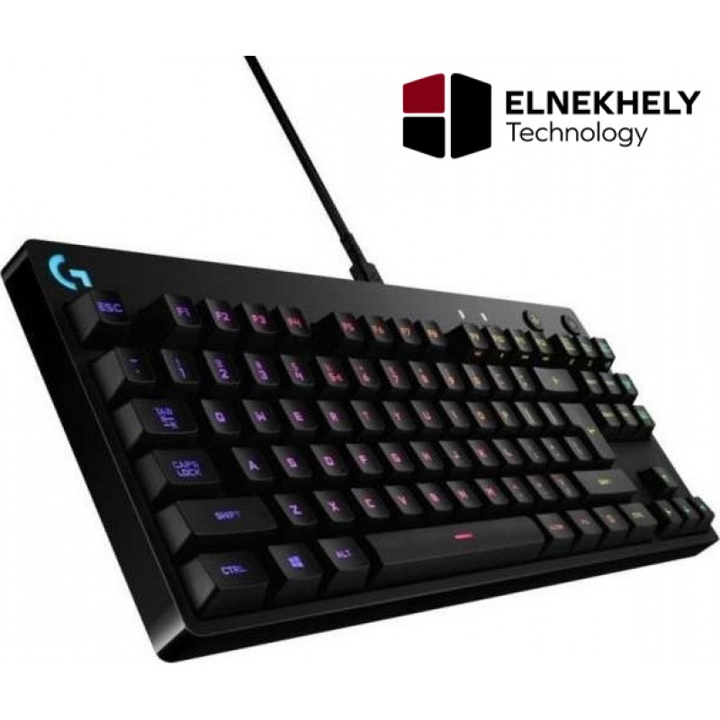 Logitech G PRO RGB LED Backlit GX Blue Clicky Switch Mechanical Tenkeyless Gaming Keyboard