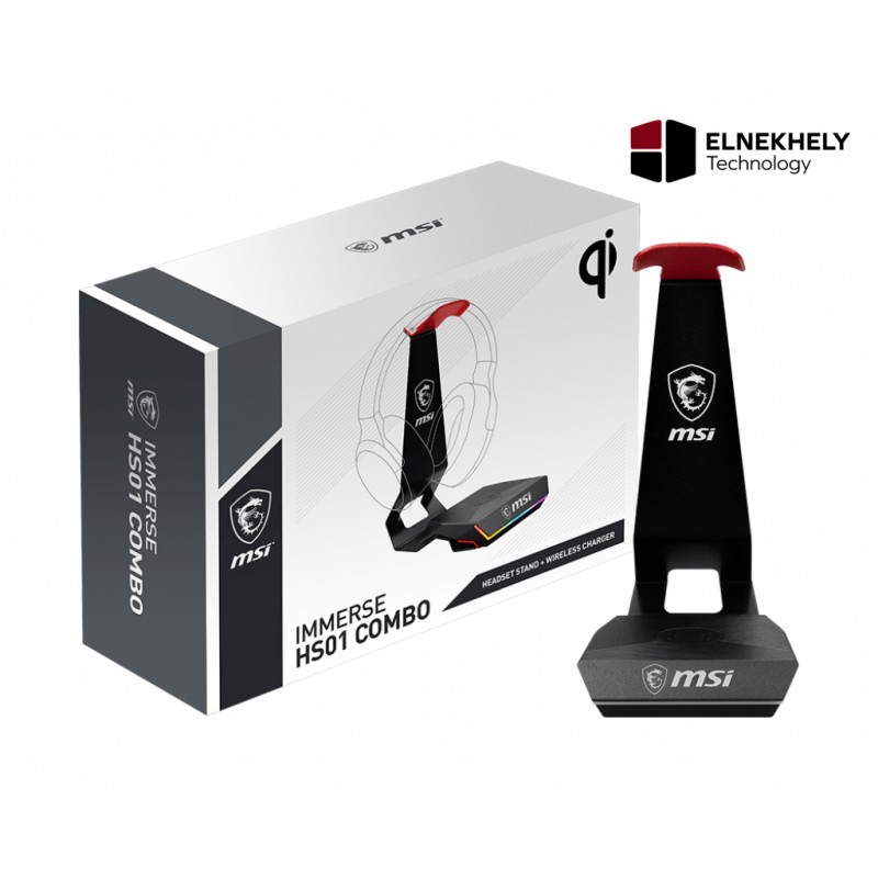 IMMERSE HS01 COMBO Headset Stand + Wireless Charger