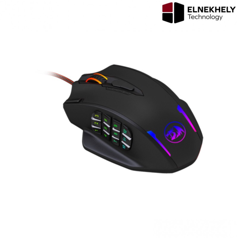 Redragon M908 IMPACT MMO Gaming Mouse up to 12,400 DPI High Precision Mouse