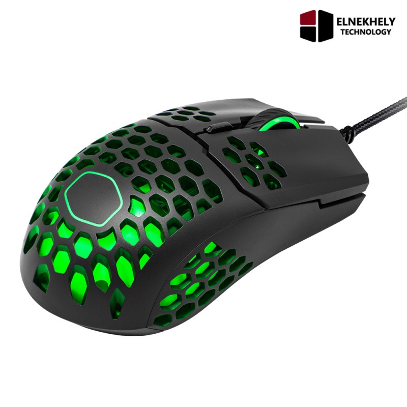 Cooler Master MM711 Matte Black Lightweight Honeycomb Shell RGB Gaming Mouse