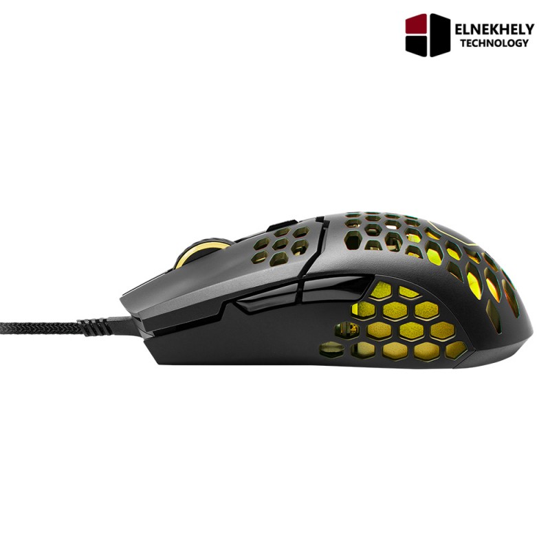 Cooler Master MM711 Matte Black Lightweight Honeycomb Shell RGB Gaming Mouse