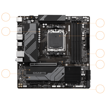 GIGABYTE B650M DS3H DDR5 (rev. 1.x) (ONLY BUILD)