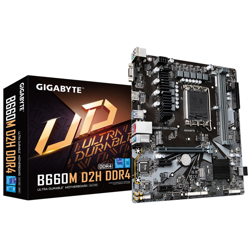 GIGABYTE B660M D2H DDR4 (rev. 1.0)  (ONLY BUILD)