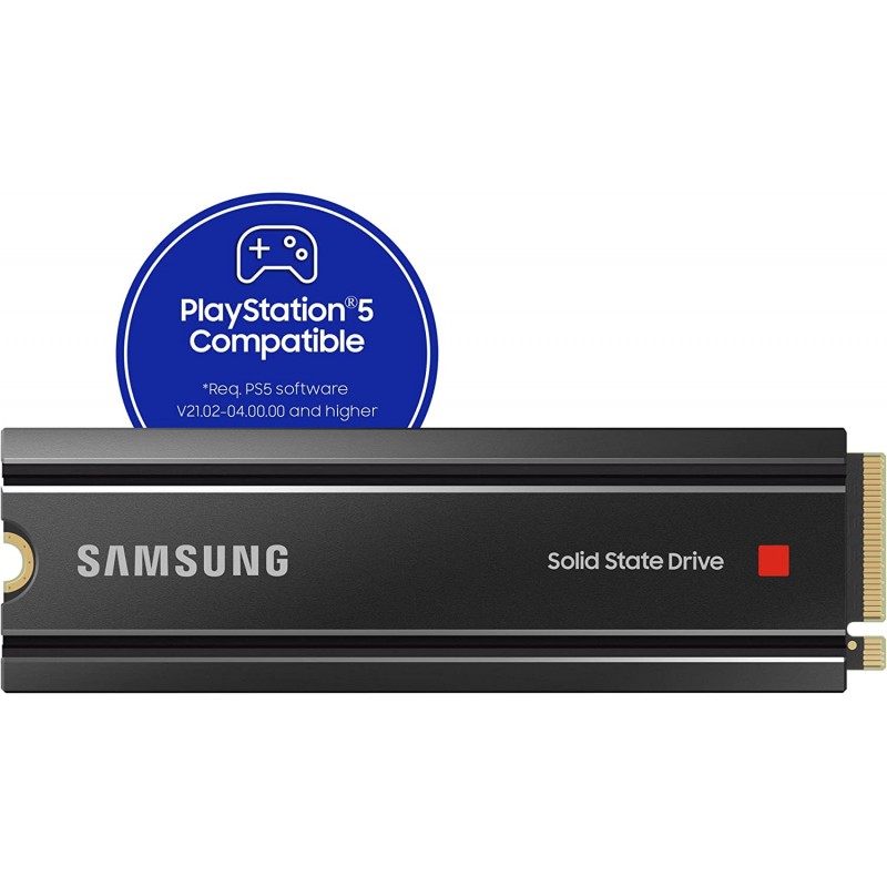 SAMSUNG 980 PRO SSD with Heatsink 2TB PCIe Gen 4 NVMe M.2 Internal Solid State