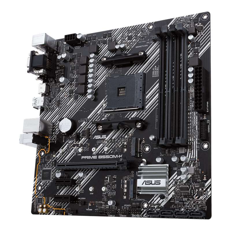 ASUS AMD B550M-K AM4 micro ATX motherboard