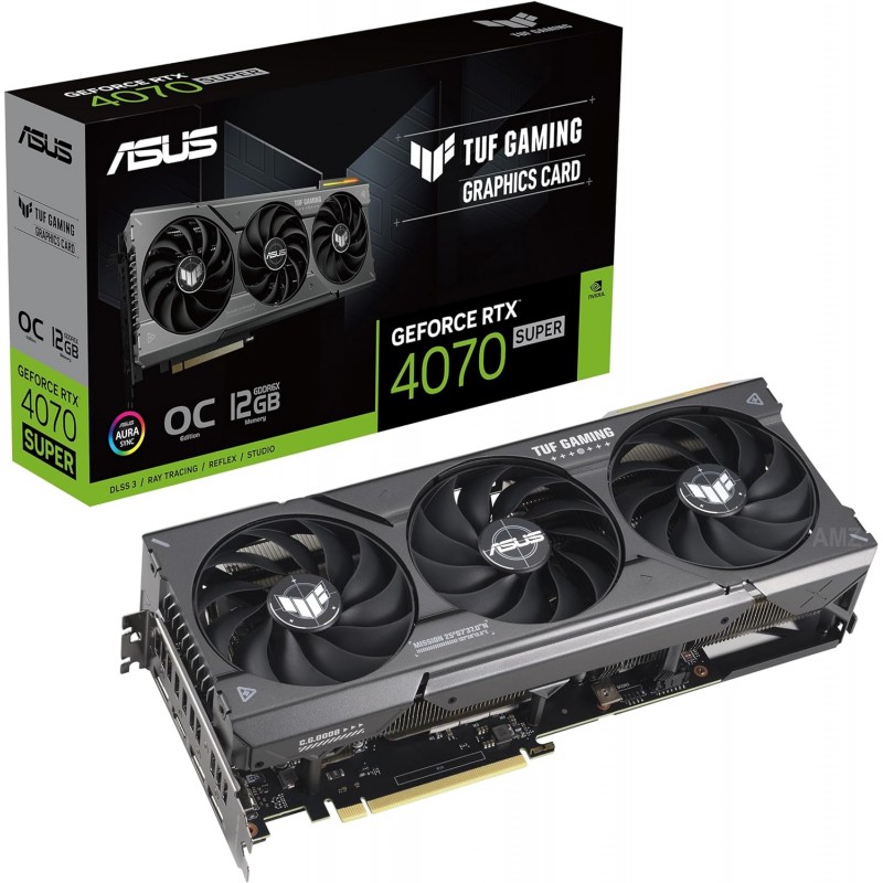 ASUS TUF Gaming GeForce RTX™ 4070 SUPER 12GB GDDR6X OC Edition