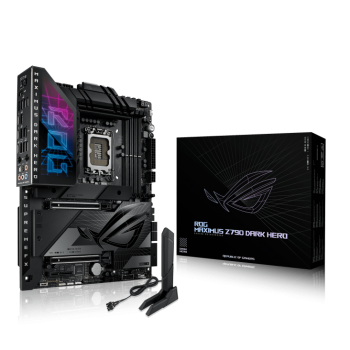 ASUS ROG Maximus Z790 Dark Hero (WiFi 7) LGA 1700(Intel 14th &13th&12th Gen) ATX Gaming Motherboard(PCIe 5.0x16, 5xM.2 Slots,DDR5,2X Thunderbolt 4 Ports, USB Type-C Front-Panel)