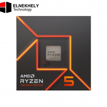 AMD Ryzen 5 7600 Processor — AM5, Zen 4, 6 Core, 12 Thread, 3.8GHz, 5.1GHz Turbo, 32MB Cache, PCIe 5.0, 65W, CPU