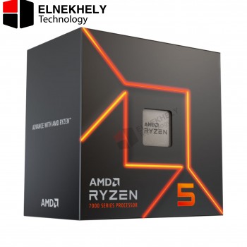 AMD Ryzen 5 7600 Processor — AM5, Zen 4, 6 Core, 12 Thread, 3.8GHz, 5.1GHz Turbo, 32MB Cache, PCIe 5.0, 65W, CPU