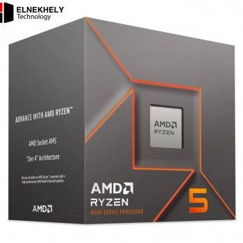 AMD Ryzen 5 8400F Processor - 6 Cores, 12 Threads, DDR5, PCIe 4.0