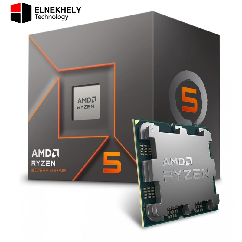 AMD Ryzen 5 8400F Processor - 6 Cores, 12 Threads, DDR5, PCIe 4.0