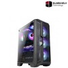 ABKONCORE-H250X Premium Tempered Glass Mid Tower Mesh Front