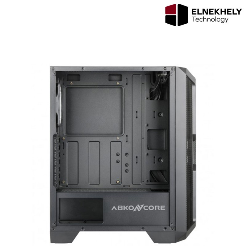 ABKONCORE-H250X Premium Tempered Glass Mid Tower Mesh Front