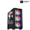 ABKONCORE-H450X-MESH with MT700W80+ Tempered  Glass mesh front mid tower