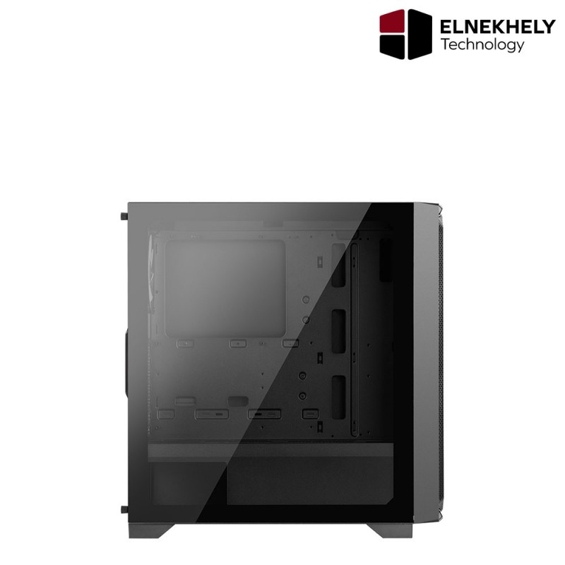 ABKONCORE-H450X-MESH with MT700W80+ Tempered  Glass mesh front mid tower