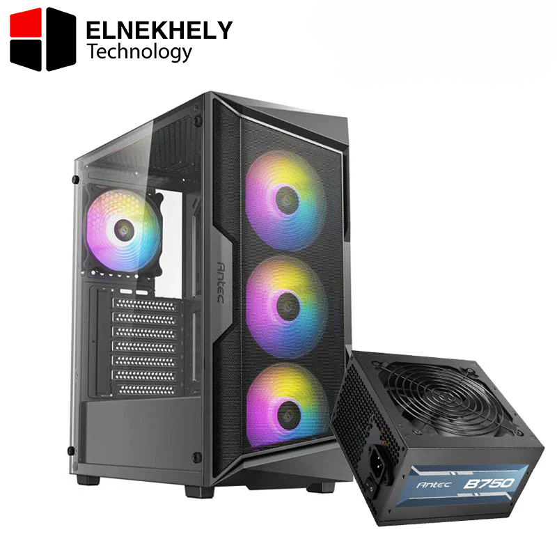 Antec AX61 Elite ARGB + Atom B750 750W 80 Plus Bronze Mid Tower Case