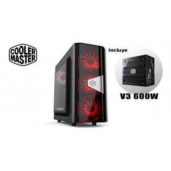 Cooler Master CMP 503 Mid Tower Case + Cooler Master Elite 600W - V3 Active PFC