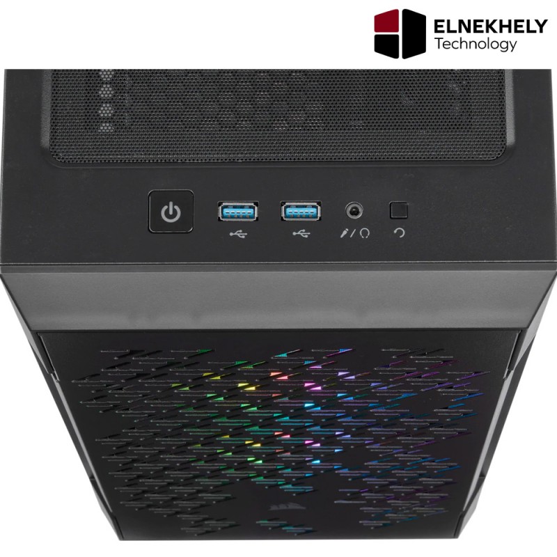 Corsair iCUE 220T Airflow RGB Black Smart  Mid-Tower Case