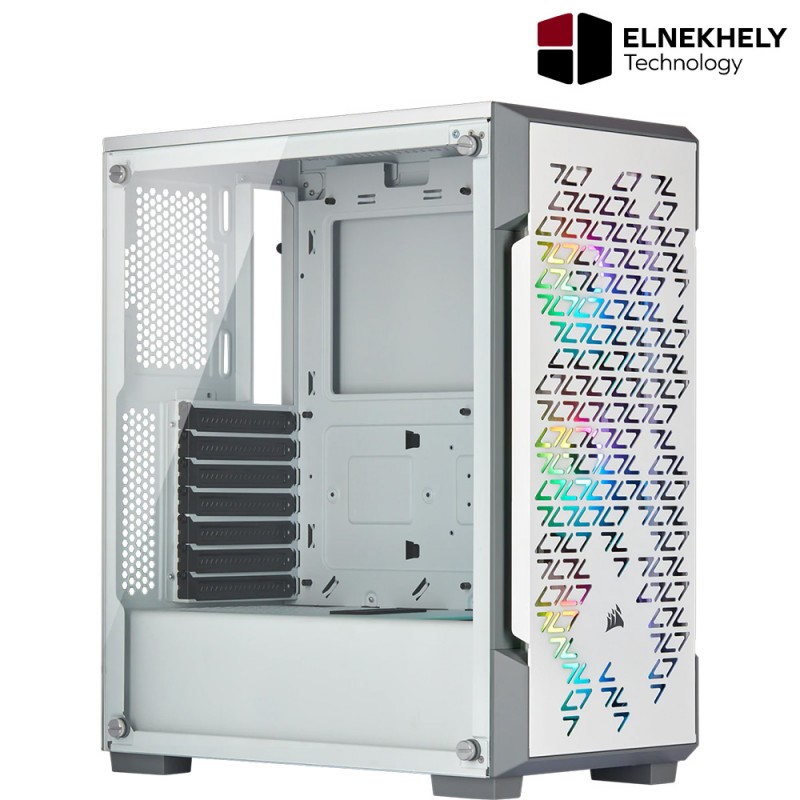 Corsair iCUE 220T Airflow RGB White Smart Mid-Tower Case