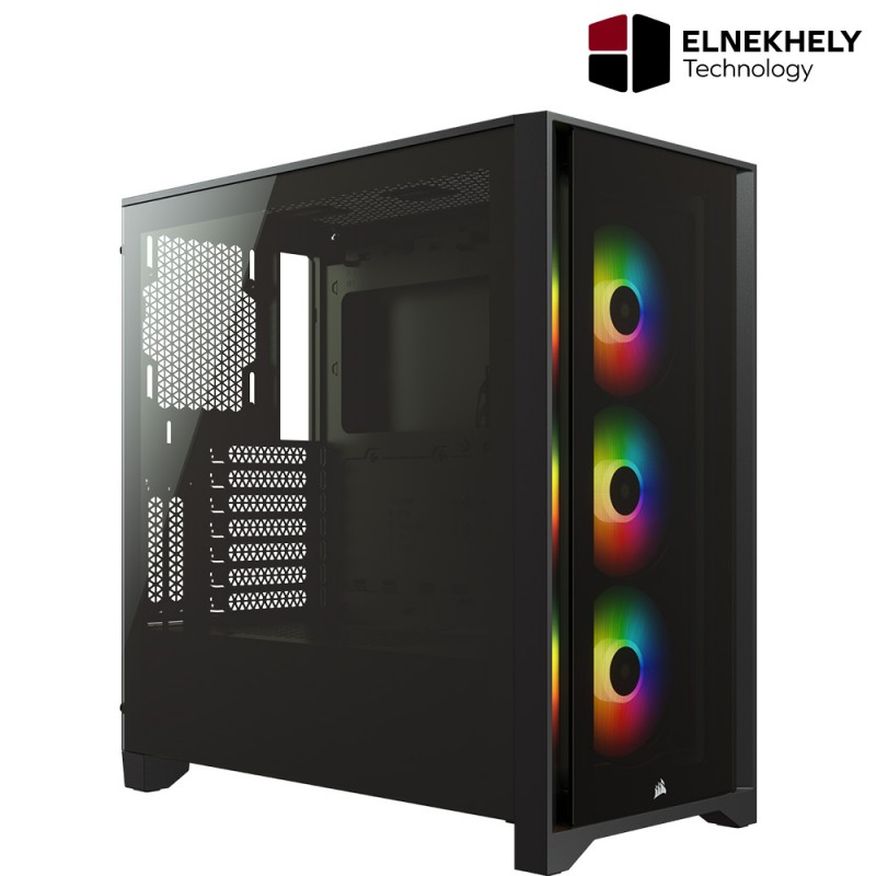 Corsair iCUE 4000X RGB Black Mid-Tower Case