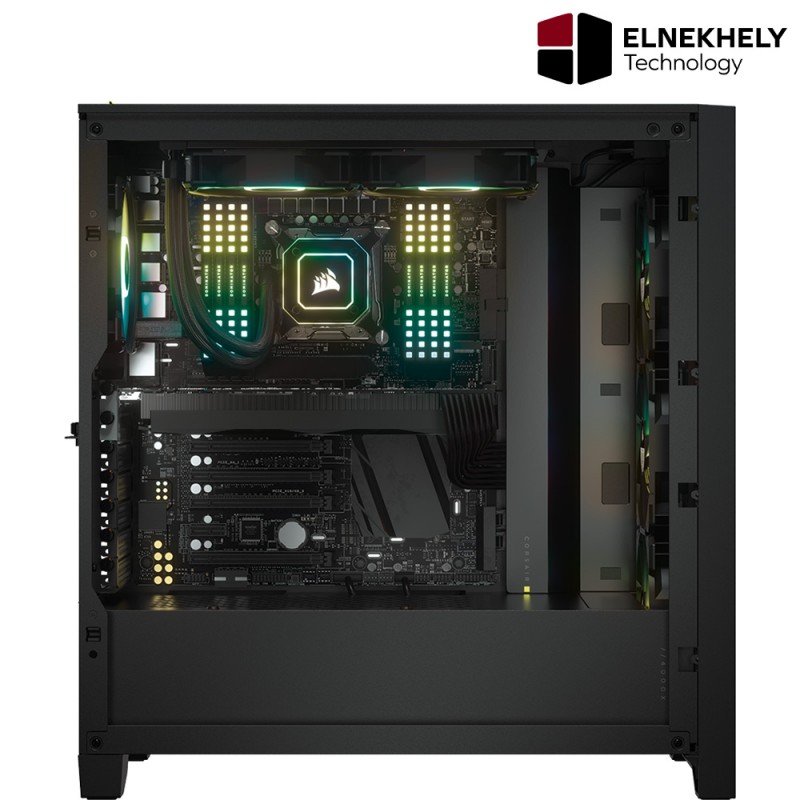 Corsair iCUE 4000X RGB Black Mid-Tower Case