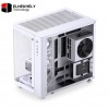 JONSBO TK-3 White One-Piece Curved Glass ATX Mid Tower Pc Case, One-Piece Curved Glass, SP BTF MB/Dual 360 AIO/ATX PSU/40Series GPU, with 10 Fan Positions, 270 Degree Side View Display,White Chassis