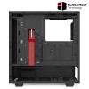 NZXT H510 Matte Black Red Mid Tower Case