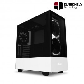 NZXT H510 Elite Matte White Mid Tower Case - CA-H510E-W1