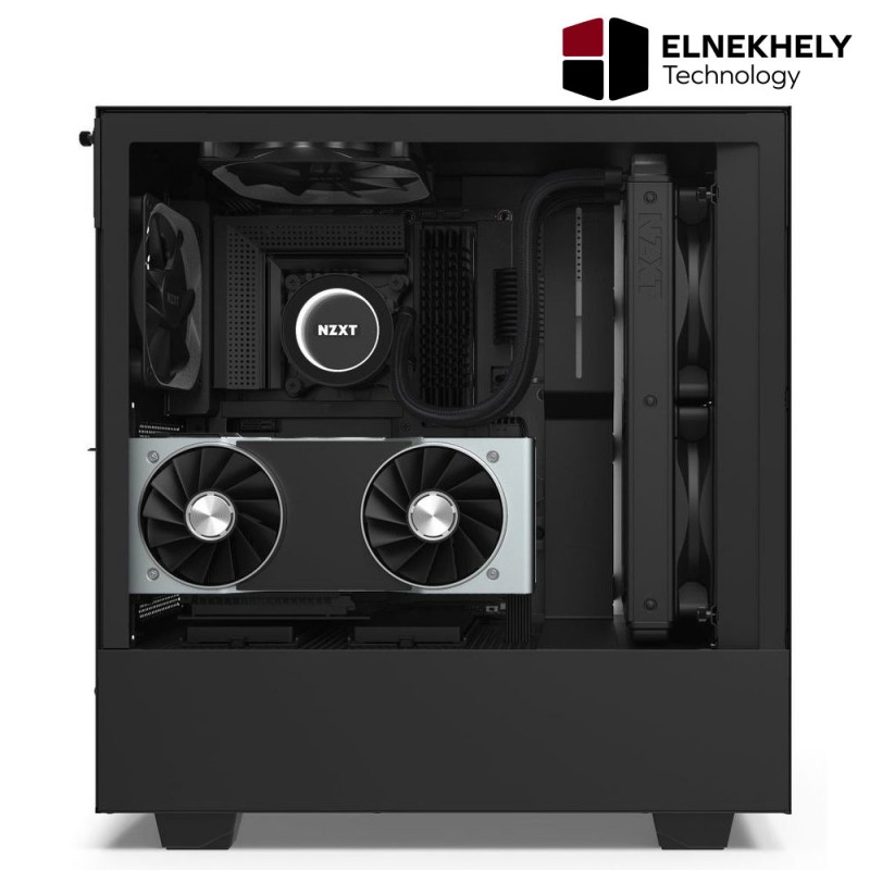 NZXT H510i Matte Black Black ARGB Mid Tower Case