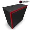 NZXT H710 Matte Black Red Mid Tower Case