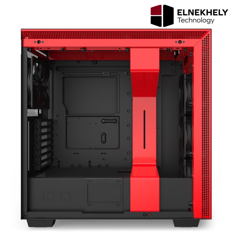 NZXT H710 Matte Black Red Mid Tower Case